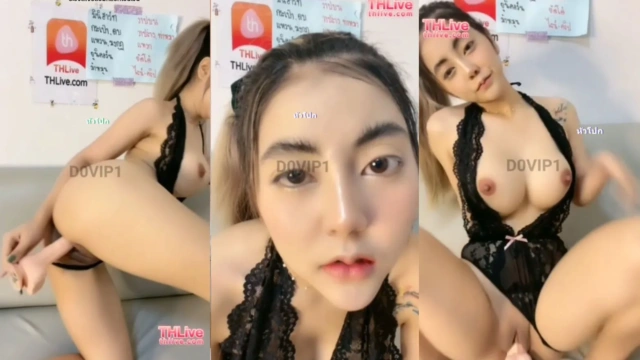คลิปโป๊กลุ่มลับ VIP สาวไทยไลฟ์สด THLive น้องมะลิสาวไทยแซ่บแต่งชุดน่ารัก แหกหีโชว์รู ใช้ควยปลอมแทงรูหีเสียวๆอย่างแจ่ม รัวเร็วแรงจนน้ำหีแตกไม่พอ xxx